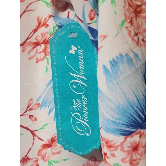 The Pioneer Woman Boyfriend Blazer Plus XXL/XXXL Multicolor Floral Garden New - Picture 3 of 10